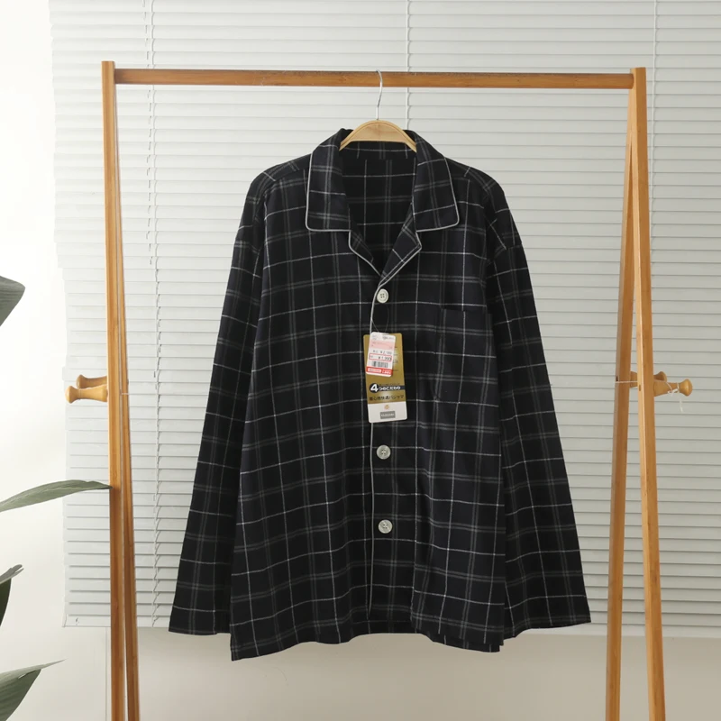 Top navy blue plaid top