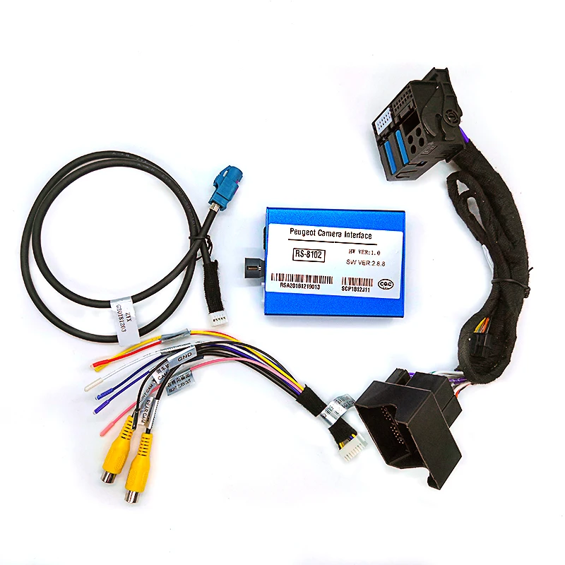 Intelligent Car Reversing Aid Camera Video Interface for Peu-geot New 208 308 508 2008 408 3008 4008