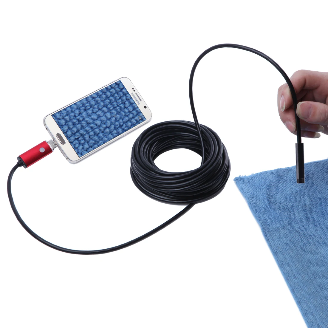 Inspection Camera HD Endoscope with Adjustable LED Lights Electric Camera Snakes Borescope For Automobile Repair