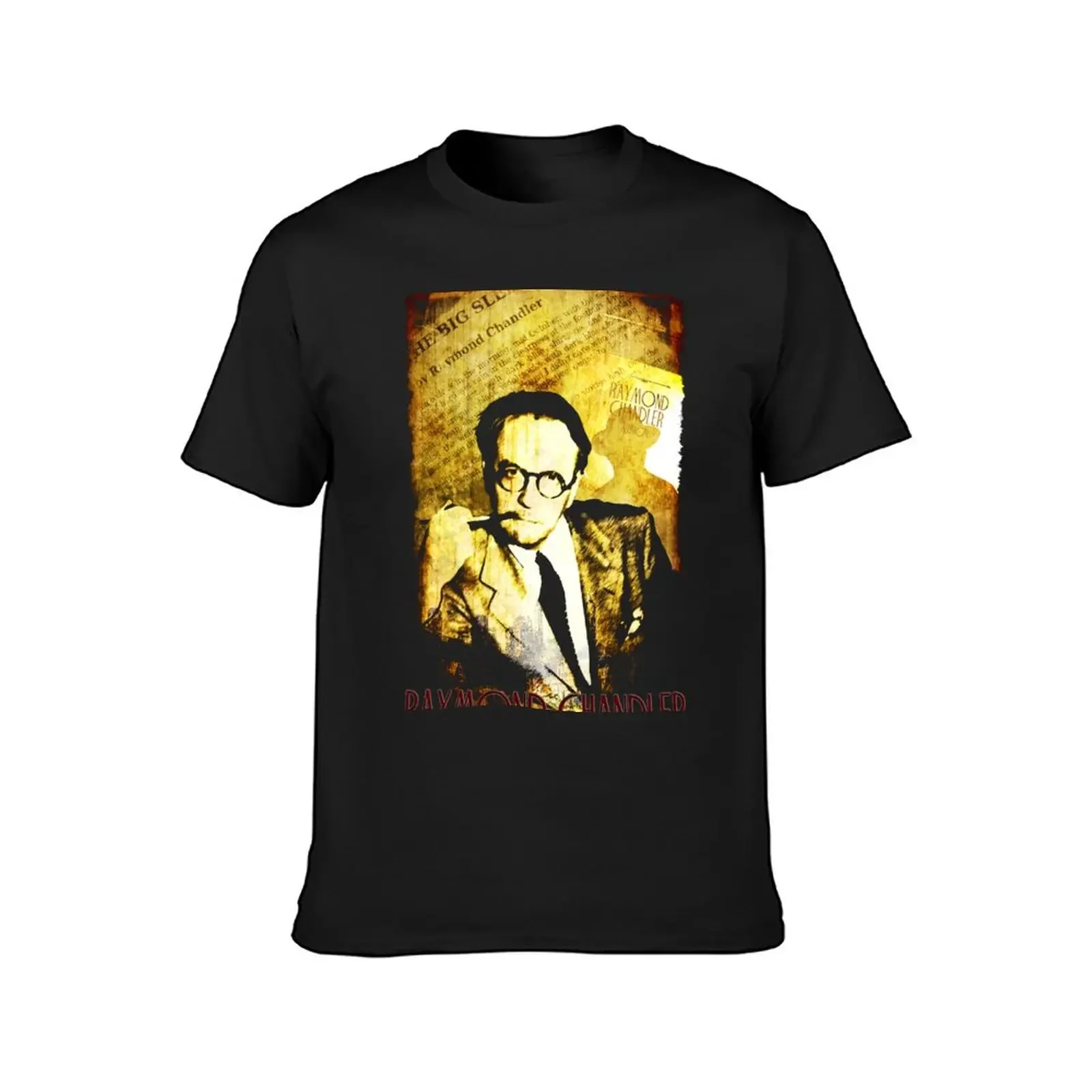 Raymond Chandler Detective Noir T-Shirt anime clothes anime tshirt T-shirts for men cotton