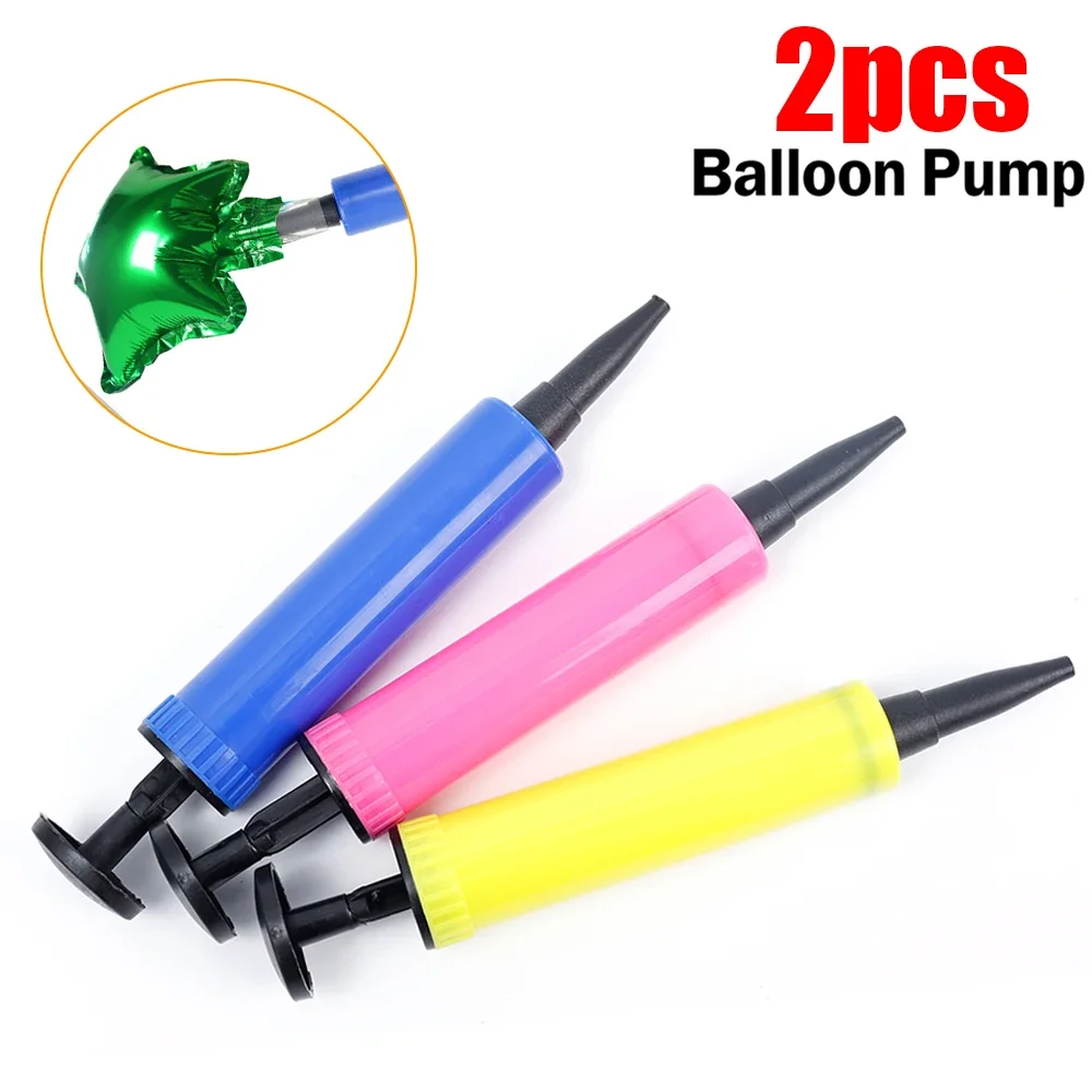 Portable Balloon Pump Manual Air Pump Filling Birthday Party Decoration Balloons Pump Party Balloons Inflatable Accessories