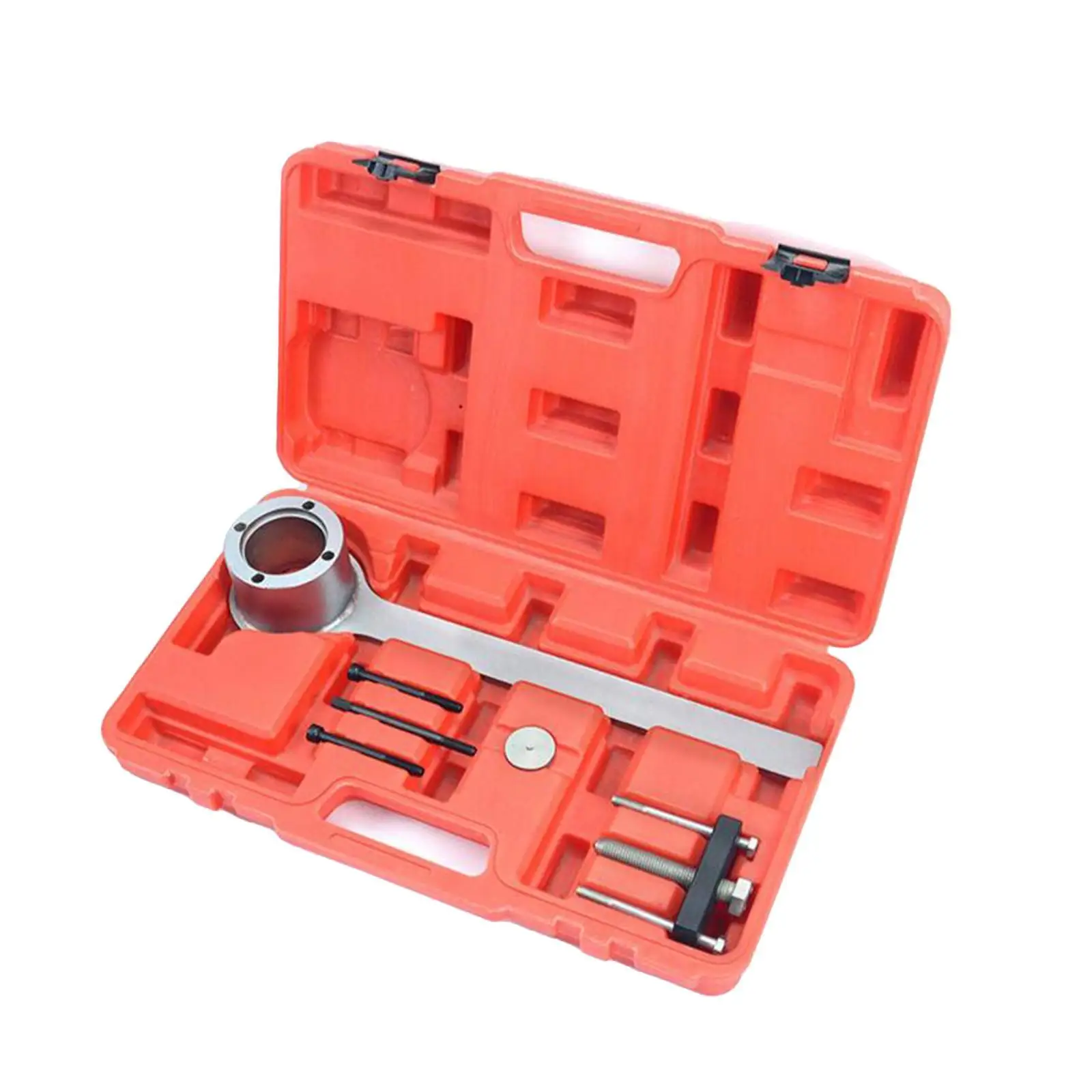 Crankshaft Pulley Removal Tool 375nm with Red Case Protective Packaging Harmonic Damper Pulley Holding Tool for Land Rover