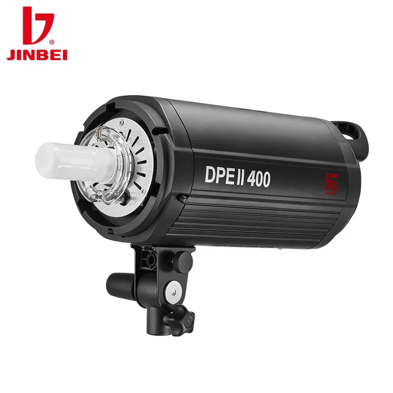 Flash de Estúdio JINBEI DPEII-400 400Ws/GN66, Iluminação Profissional para Fotografia, Flash Estroboscópico com Controle Sem Fio e Montagem Bowens