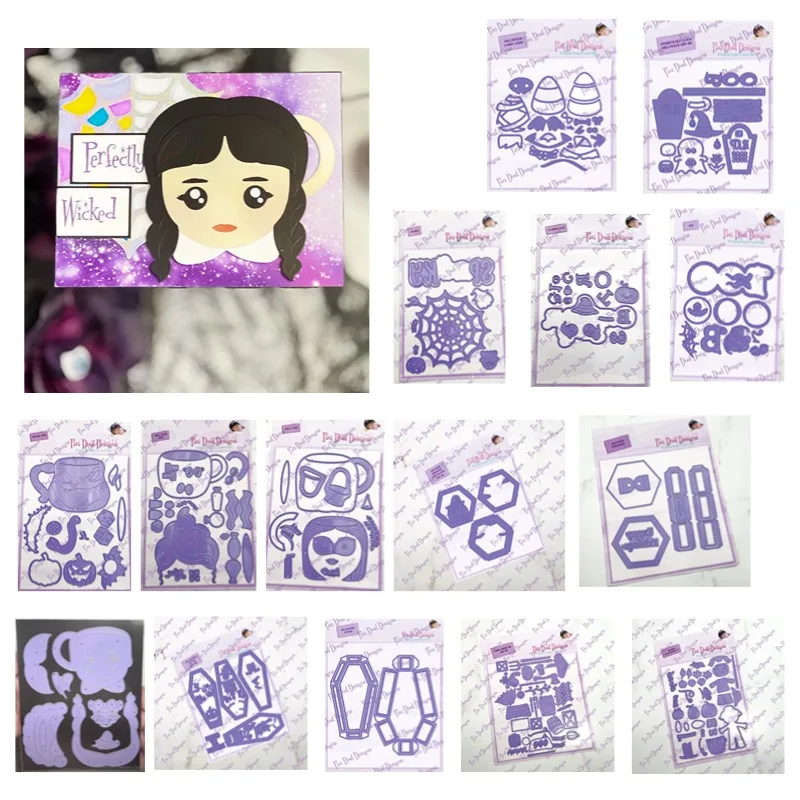 クリスマスメタルカッティングダイ、シリコンスタンプ、スクラップブッキングステンシル、キャンディーブー、マグハウス、DIYペーパー、フォトアルバムカード