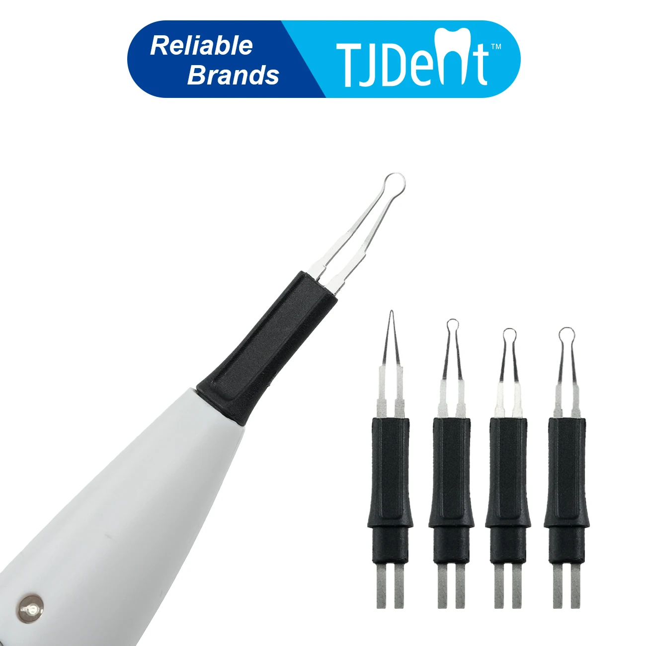 TJDent 4pcs/set Dental Heated Gutta Cutter Tips Nozzles Tooth Gum Cutter for Gutta Percha Oral Hygiene Dentistry Equipment
