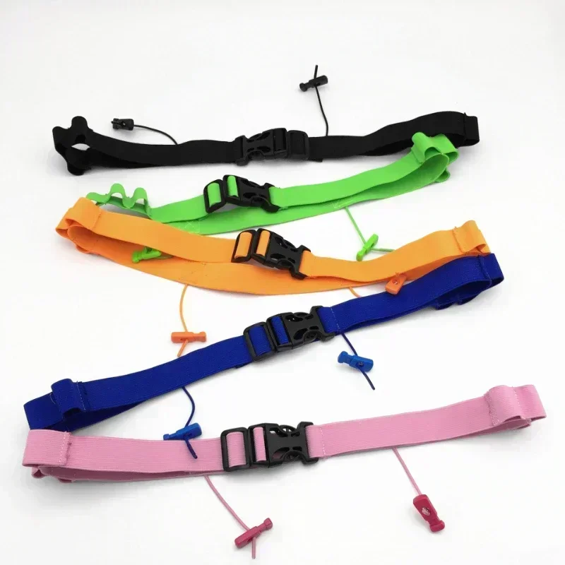 1pc Unisex Triathlon Marathon Race Number Belt With Gel Holder Running Belt Cloth Belt Motor Running Outdoor Sports