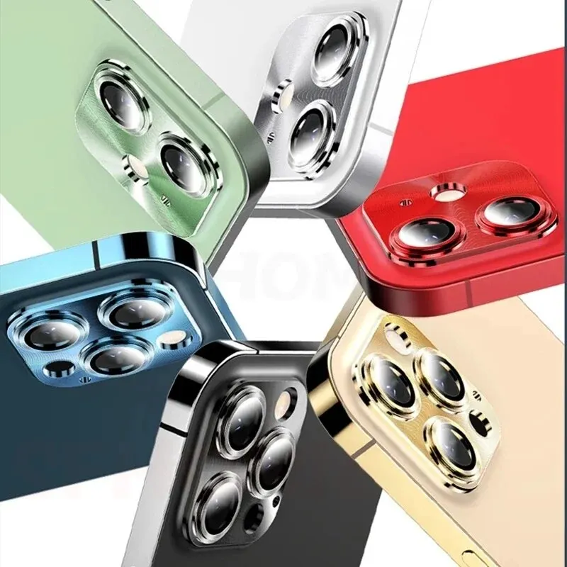 Camera Lens Protectorfor iPhone 11 15 14 12 13 Pro Max Titanium Metal Camera Cover Screen Metal Glass For iPhone 14 15 Pro MAX image 6