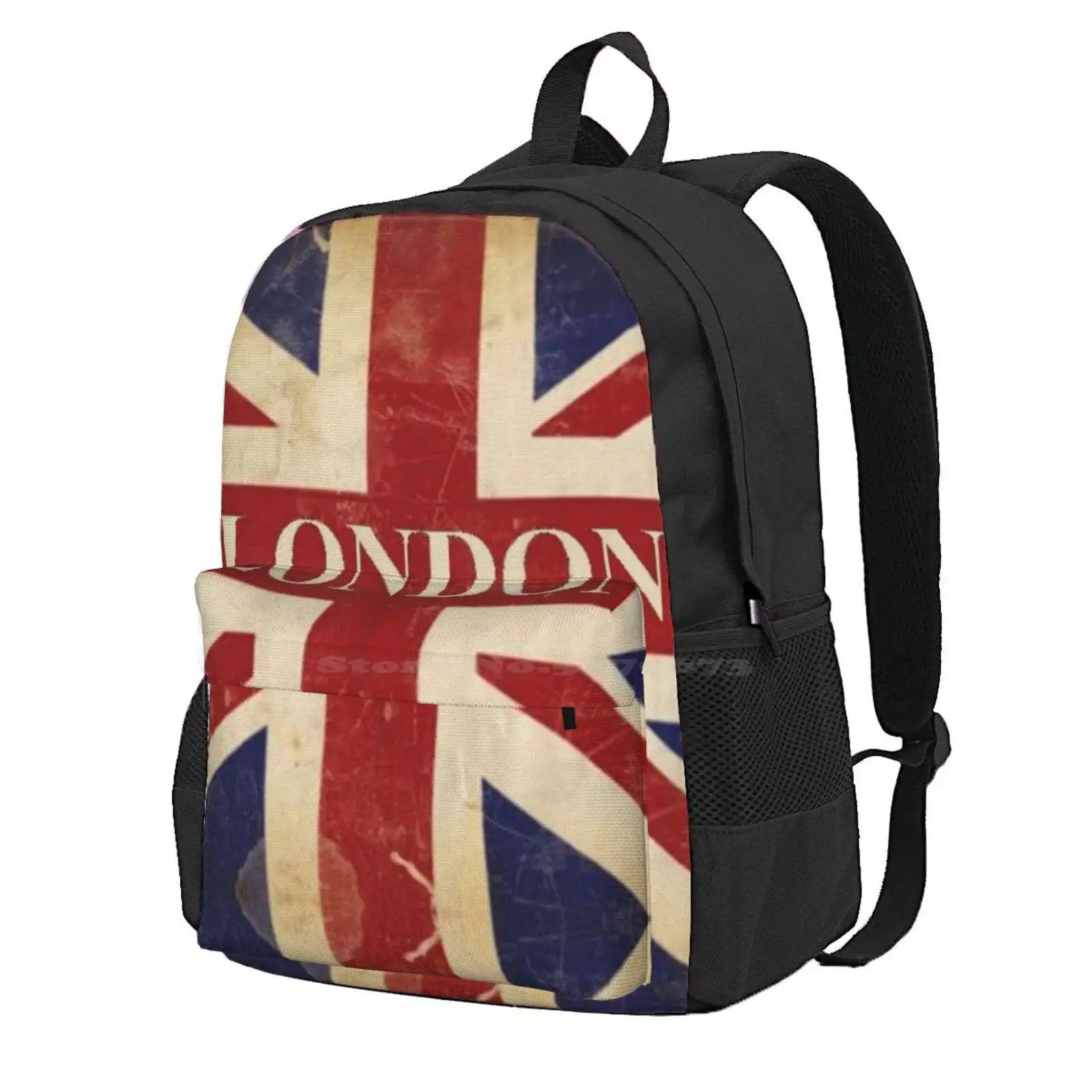 London - Union Jack - I Love London Hot Sale Schoolbag Backpack Fashion Bags London Union Jack I Love London England English