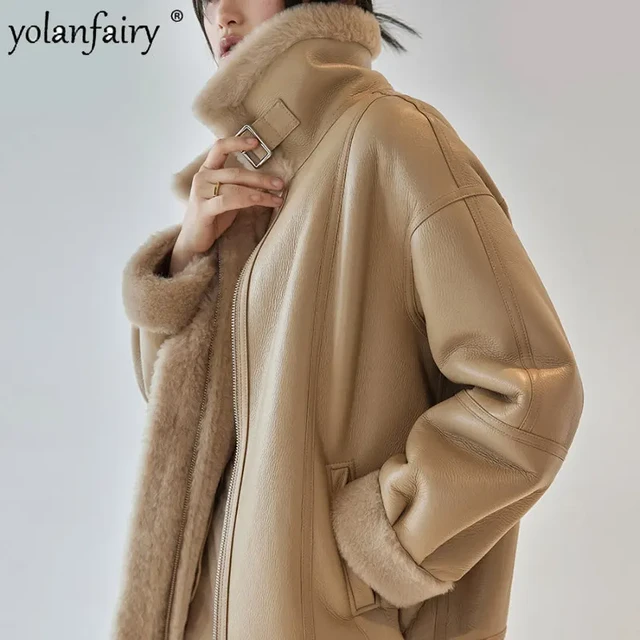 Long sheep coat best sale