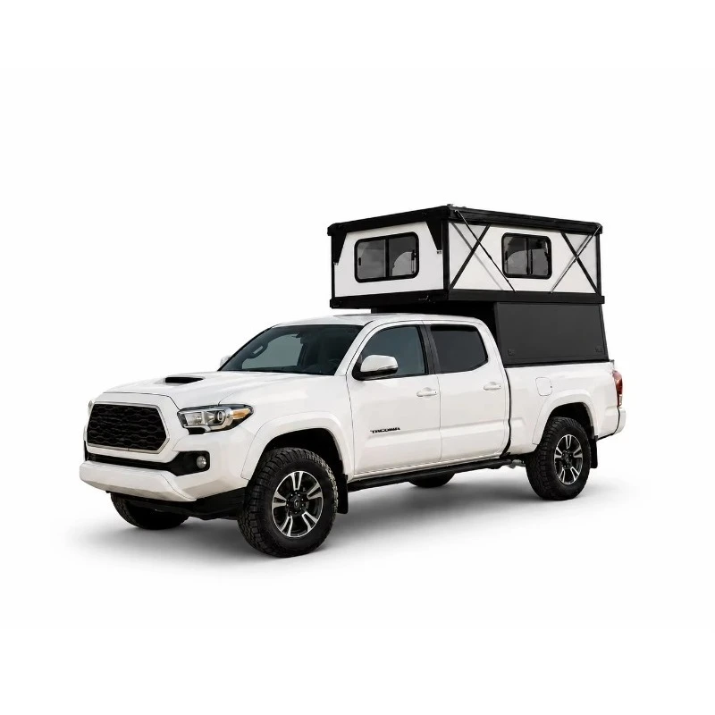 Custom Rear Door Slide in Pickup Camper for Tundra  Sierra Aluminum Frame Outdoor Travel