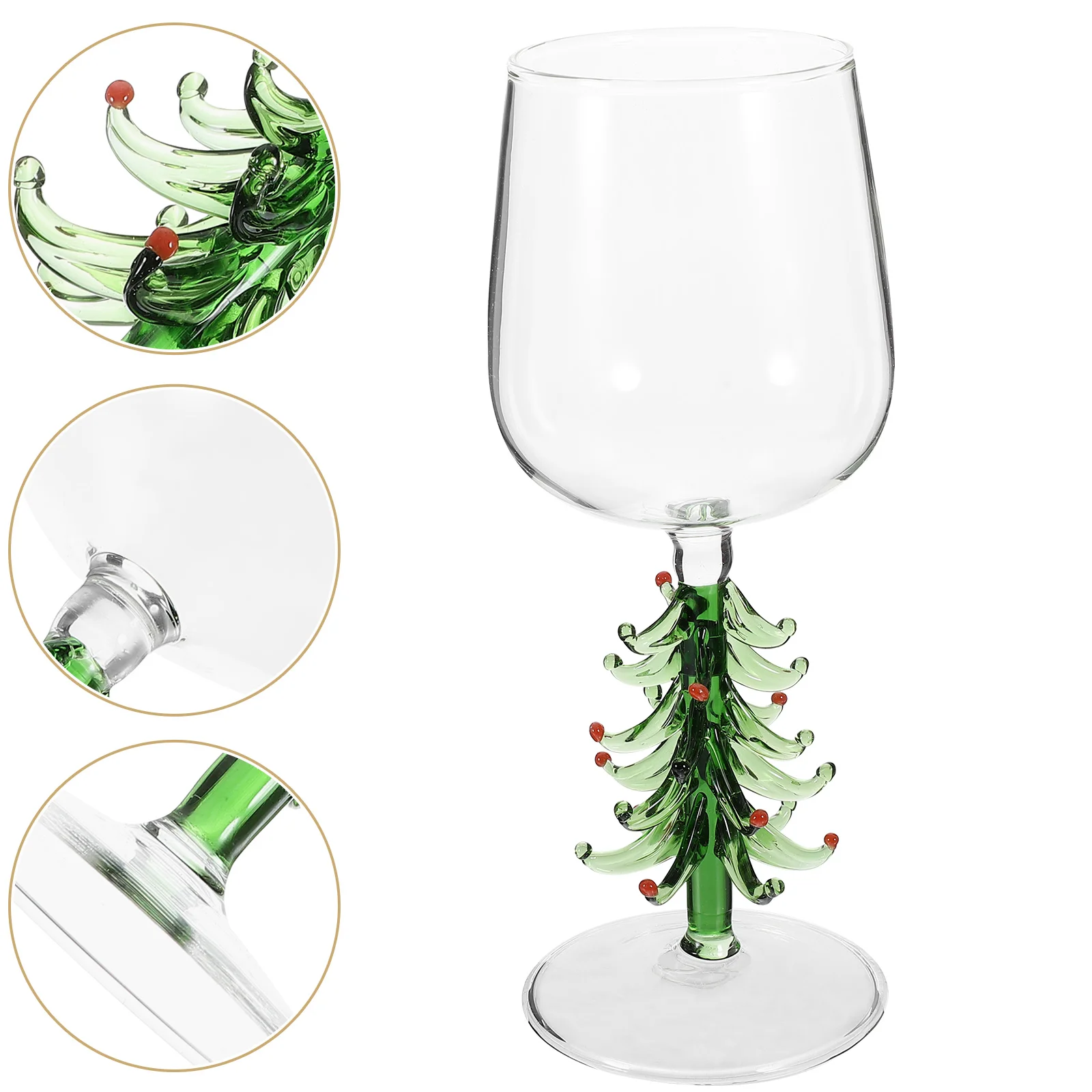 

Bar Goblets Decorative Cocktail Glass Water Cup Xmas Elements Drinking Glasses