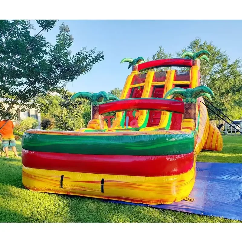 Europe and the United States Hot Selling Large Inflatable Water Slide Chinese Manufacturers Made Cheap Party PVC Material