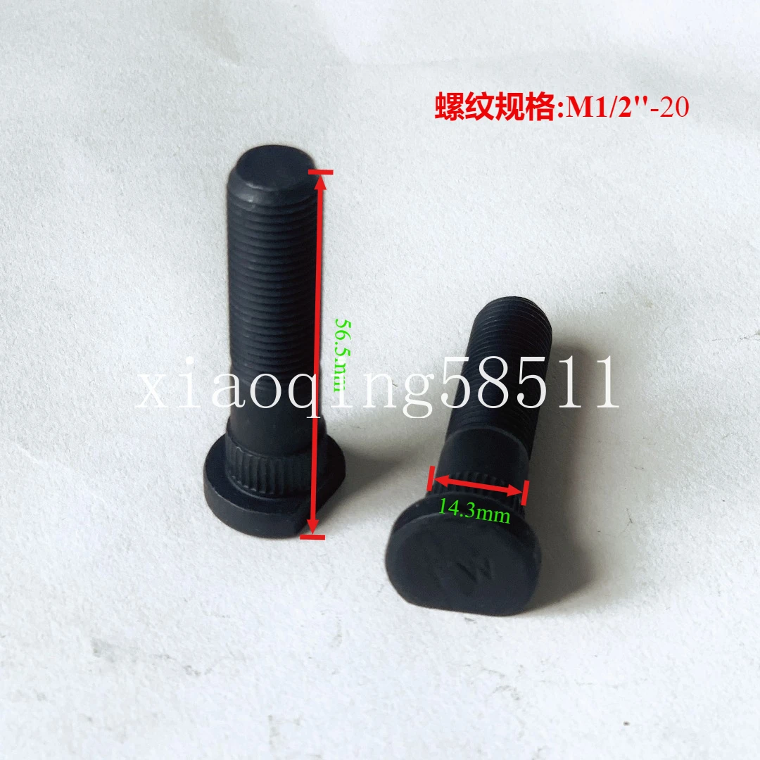 

5pcs Wheel Hub Spline Bolts Screws for Jeep Wrangler M1/2-20 | Knurl Diameter 14.3mm | Length 57/63 mm