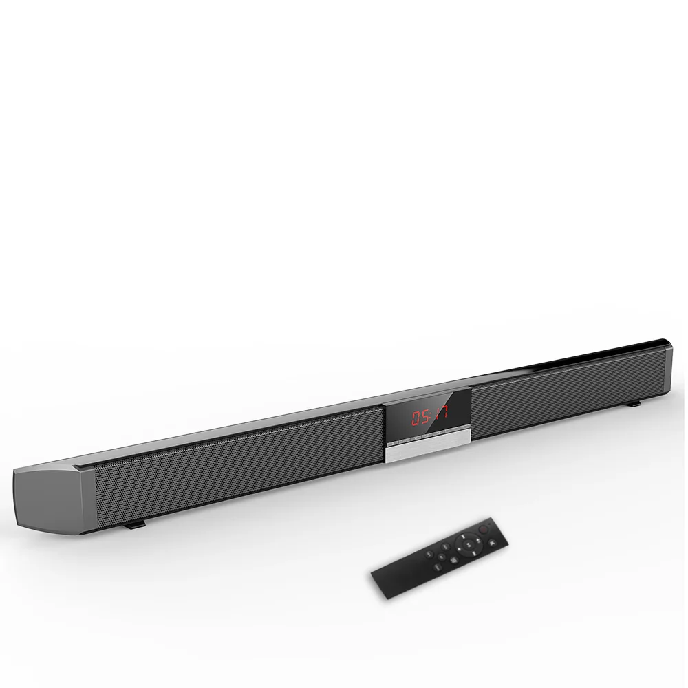 

Home Theater System Soundbar for TV Stereo Boombox with Subwoofer Wireless Speaker Alarms Clock Remote Control Sound Box