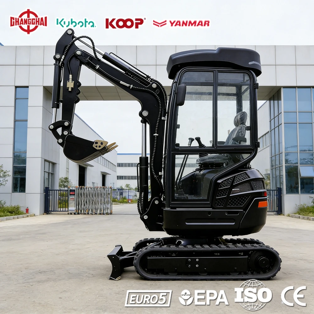 

ota Engi Mini Excavator 1.0Ton Tools Construction 1.8Ton 3.0Ton Diesel Engine Europe EPA Euro 5 CE Factory Direct Sale