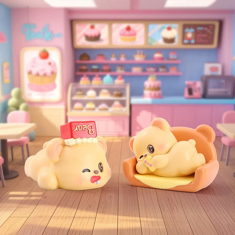 Mysterious Box Cute Adorable Pet Small Nose Butter Bear Blind Box Resin Home Desktop Decoration Exquisite Ornaments Small Gifts