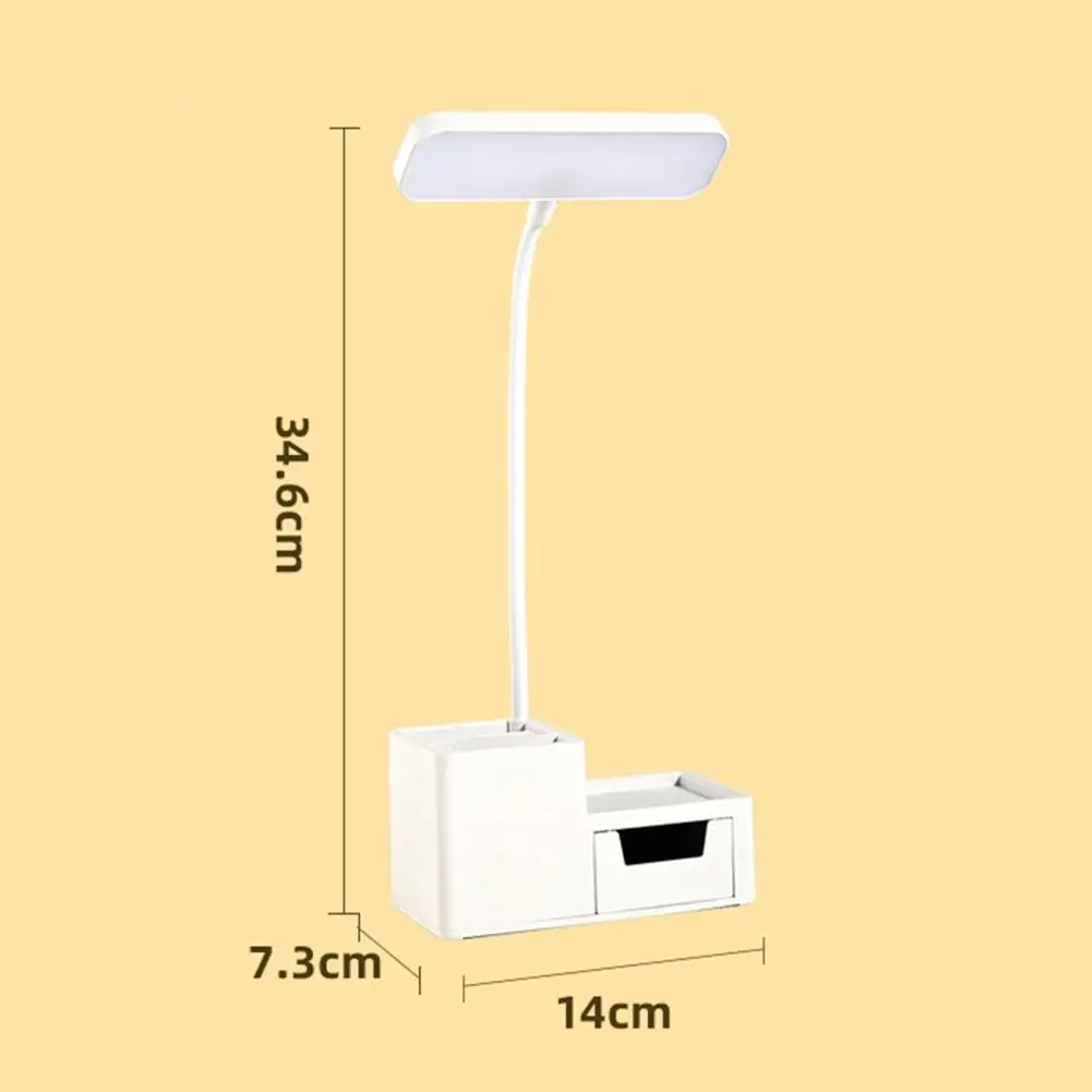 مصباح مكتب LED عكس الضوء وميض الحرة مرنة خرطوم تصميم حماية العين سطوع عالية الإضاءة القابلة لإعادة الشحن 2 في 1 العين سيارة