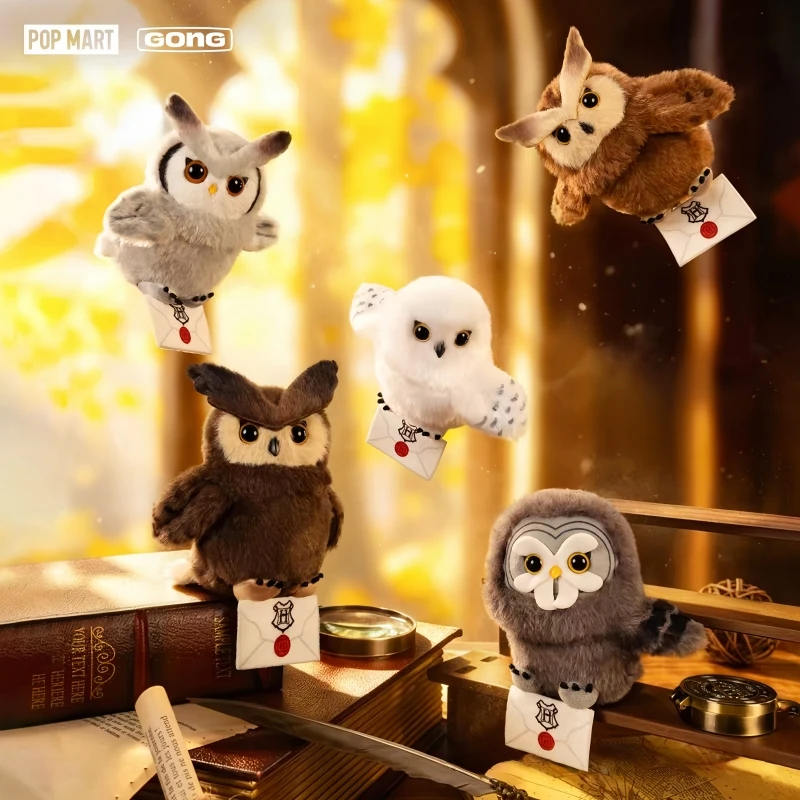 New Hot Selling Genuine In Stock Popmart Gong Magic Owl Series Pendant Blind Box Hedwig Collection Bag Pendant Decoration Gifts
