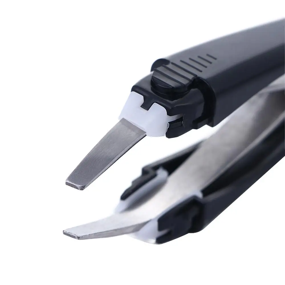 Professional Eyebrow Trimming Hair Removal Slant Tip Eyebrow Pinch Automatic Eyebrow Tweezer Clip Clamps Makeup Tool