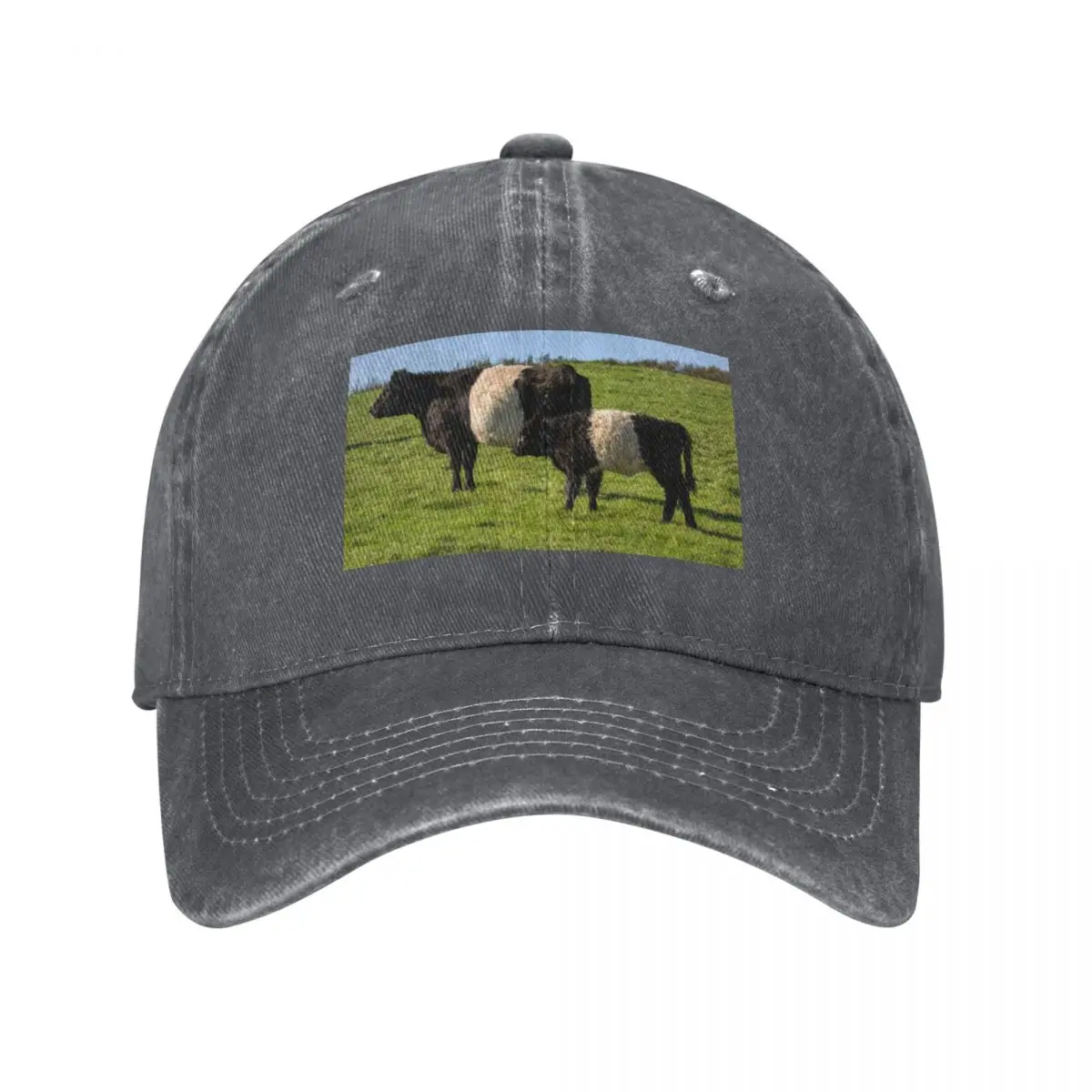 Belted Galloway Cattle Baseball Cap western Hat Wild Ball Hat Men's Hats Women's