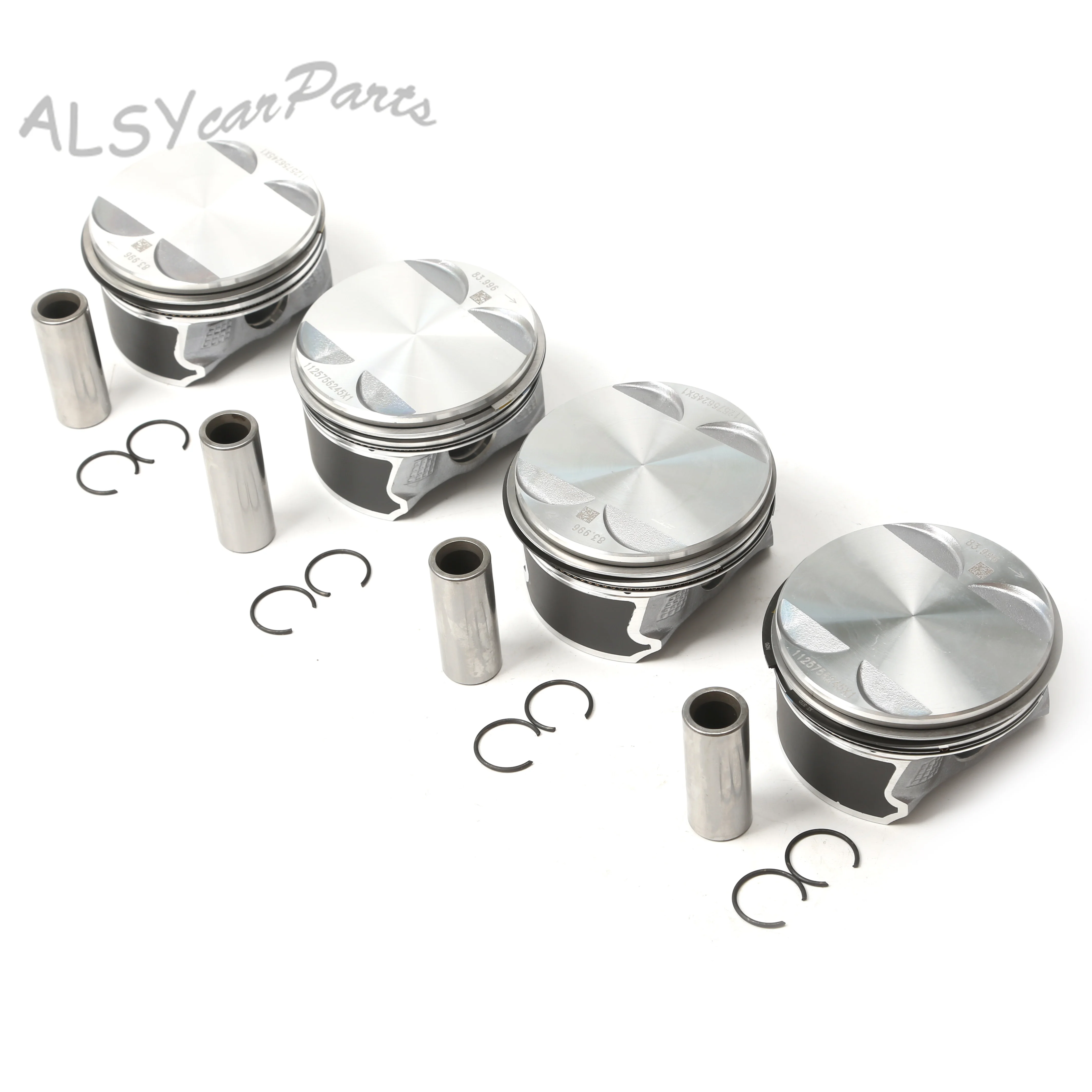 Engine Pistons Set 11257562451 For BMW N43B20 N46B20 2.0L 118 i 120 i 320 i 520 i X3  xDrive 20 i 2008-2011 11257556435