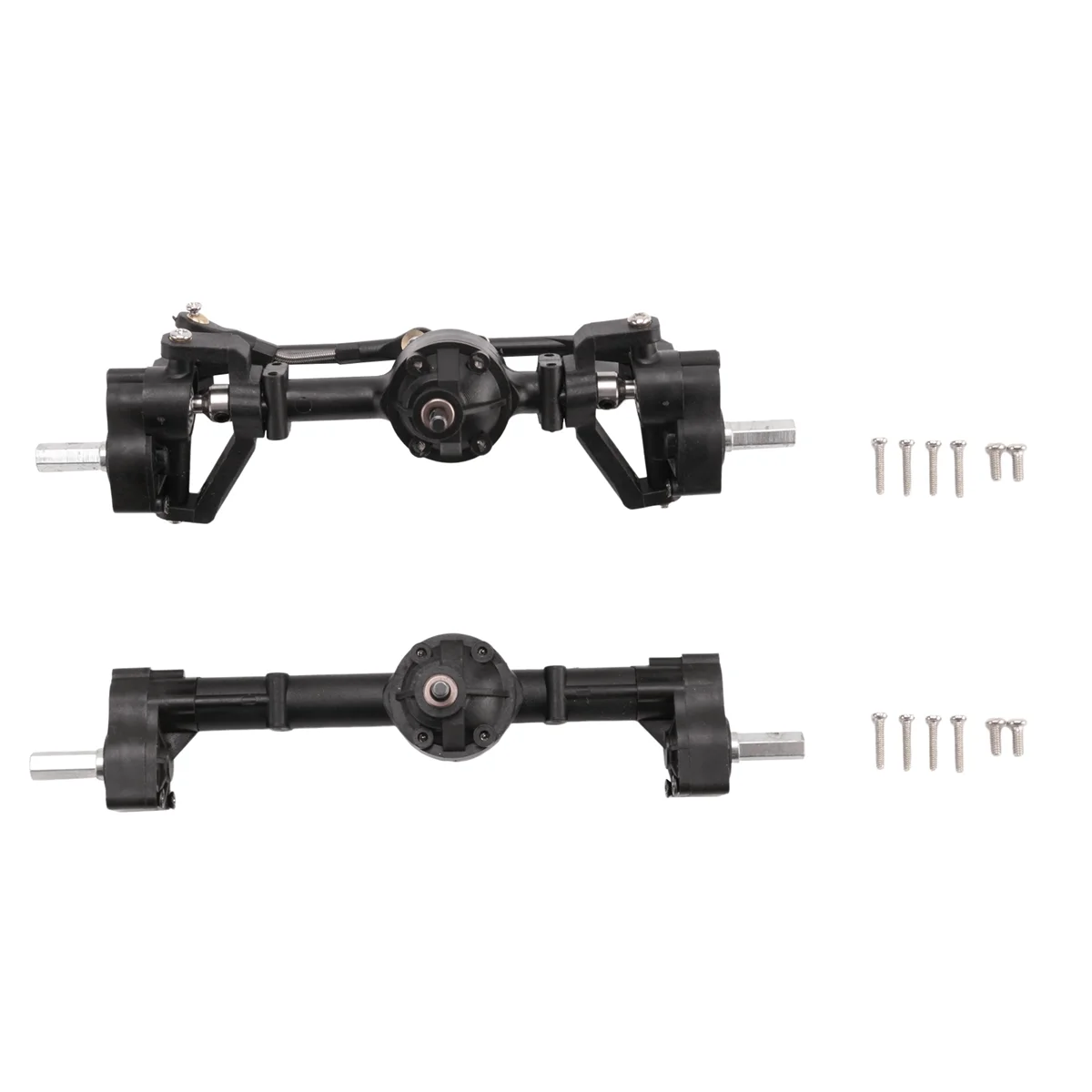 

2Pcs Front and Rear Portal Axle for WPL C14 C24 C24-1 C34 C44 B14 B24 1/16 RC Car Upgrade Parts