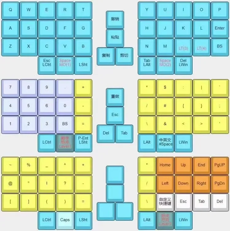 X3 Split Keyboard Hot Swap Custom Wired Single Mode Keyboard RGB QMK FR4 Integrated Corne Mechanical Keyboard Kit Teclado Gamer