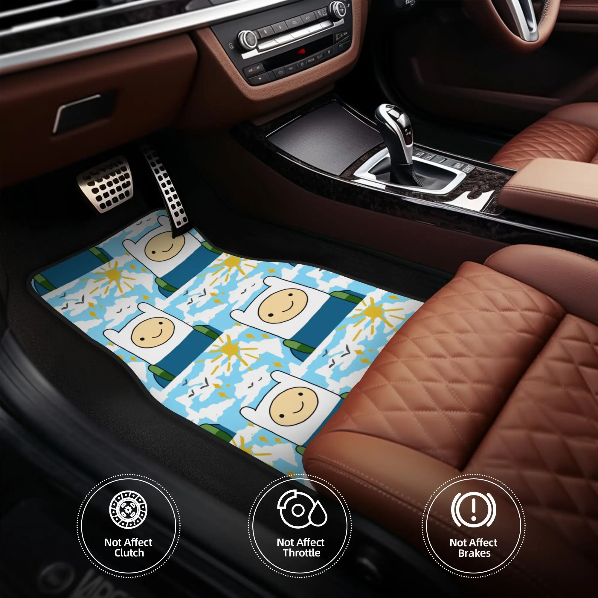 Finn The Human Four Piece Vehicle Mat Set Designed To Fit Everyday Use Scenarios Such As Commuting Grocery Trips Or Family Weeke