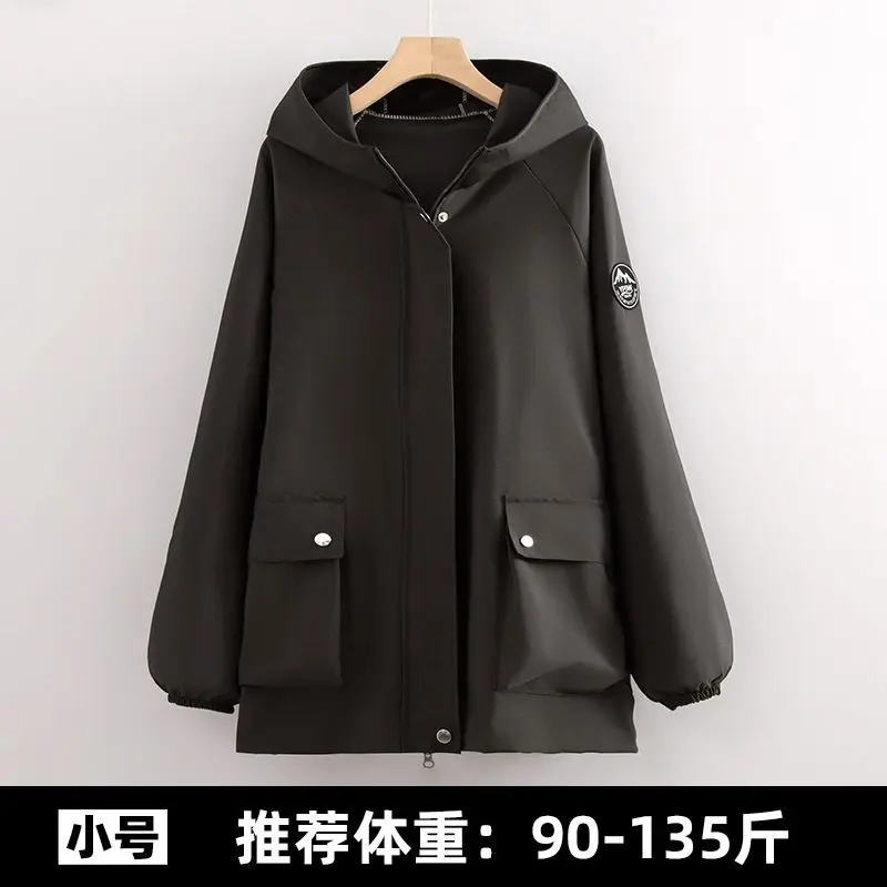 Windproof Waterproof Overalls Jacket Female 2026New Can Be Worn Outside Apron Fashion Simple Antifouling Men's Women Hooded Coat