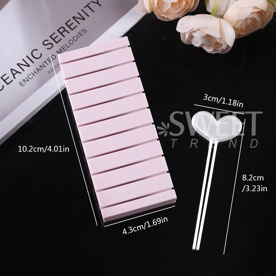 Nail Transfer Foils Storage Box for Foil Sticker Starry Sky Paper Storage Portable Display Stand for Salon Manicure Decor Tools view 5