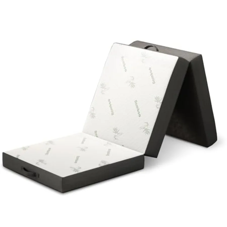 

For Trifold Foldable Mattress for Floor and Traveling with Removable Cover - Lightweight and Portable Foldable Mattress for Adults