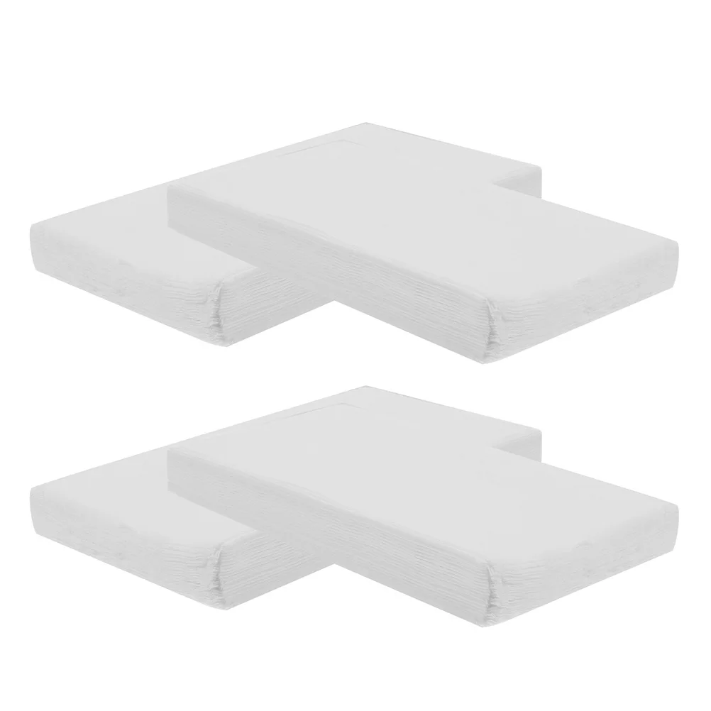 4 عبوات مناديل السيارة 50 ورقة لكل حقيبة من مادة لب الخشب حامل حاجب تلقائي متوافق مع معظم أنسجة المركبات للسيارة #4