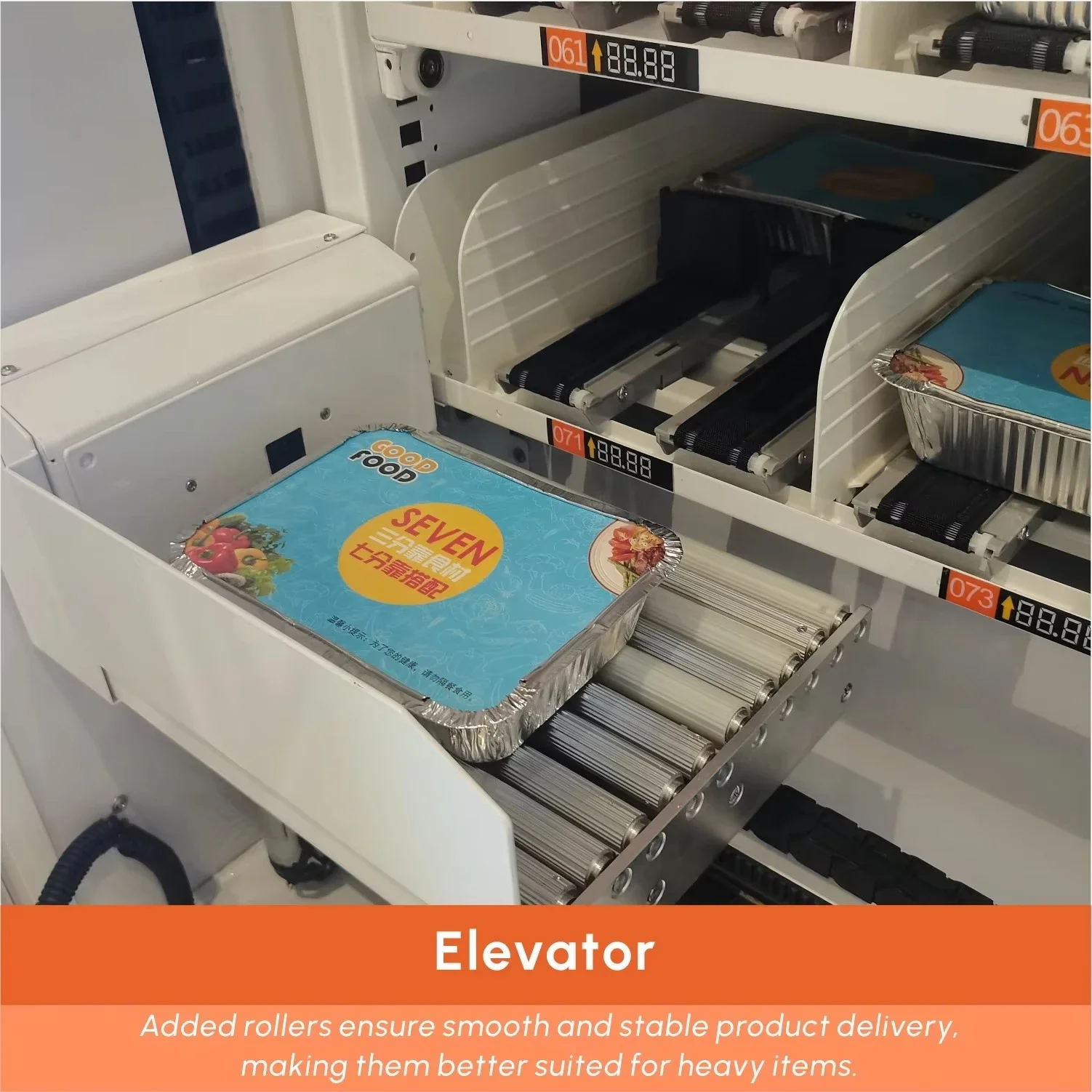 FOODLINE Park Square Pizza Vending Machine Wind Resistant Outer Shell Constant Freezing Automatic Pizza Maker