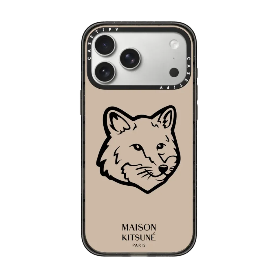 CASETiFY Maison Kitsuné Series Fox Logo Magnetic Drop-proof Case