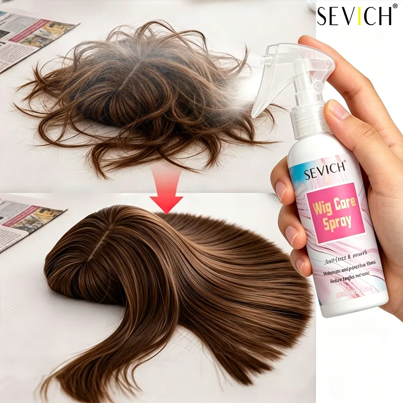 Wig Softening Spray -- Dry and Fluffy Hair, Reduce Messy Hair, Prevent Knots, Easily Make Wigs Soft, Suitable for All Wigs 100ml