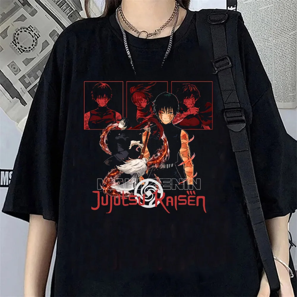Camisetas de moda Maki Zenin 2026 para mujer, camisetas de cómic de anime japonés, ropa divertida femenina de Jujutsu Kaisen