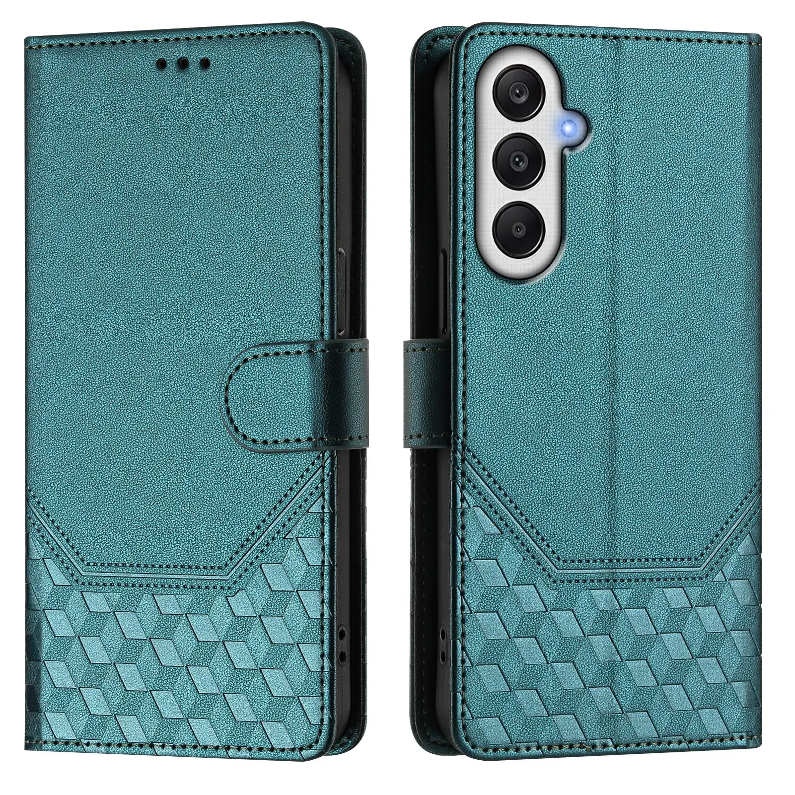 Flip Wallet Leather Protective Cover with Card Phone Protection for Samsung Galaxy A55 A35 A25 A15 A05 A05S A14 A24 A34 A54