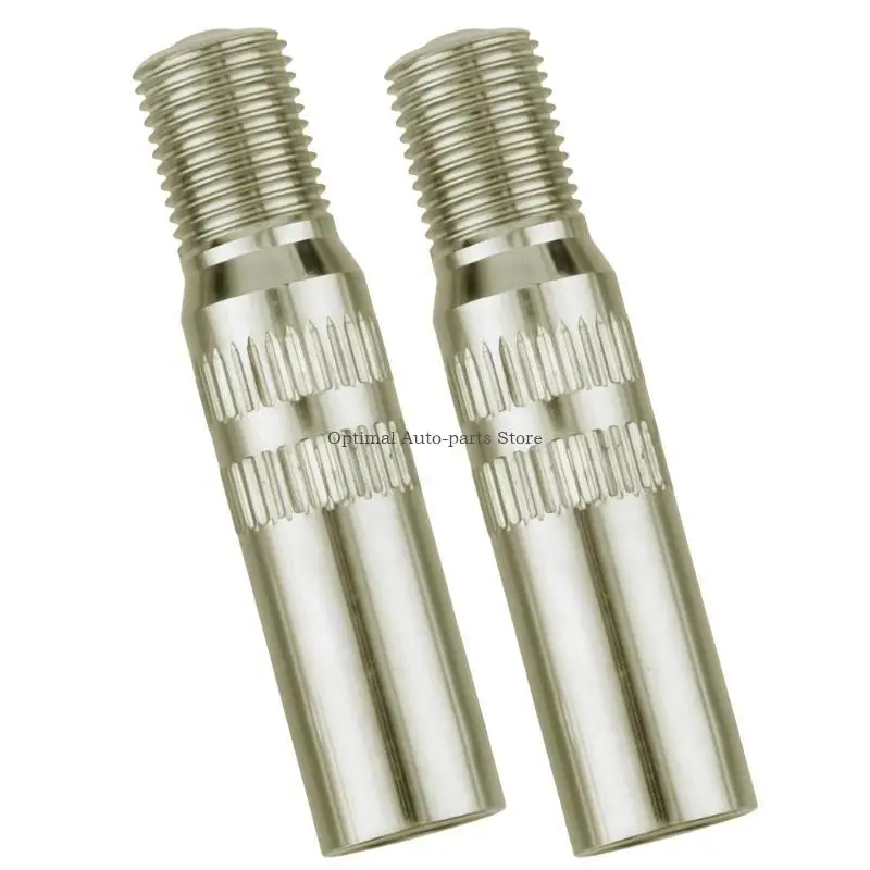

Threaded Chrome Plated Tire Valves Caps Leak Proof Design Motorcycle Accessories