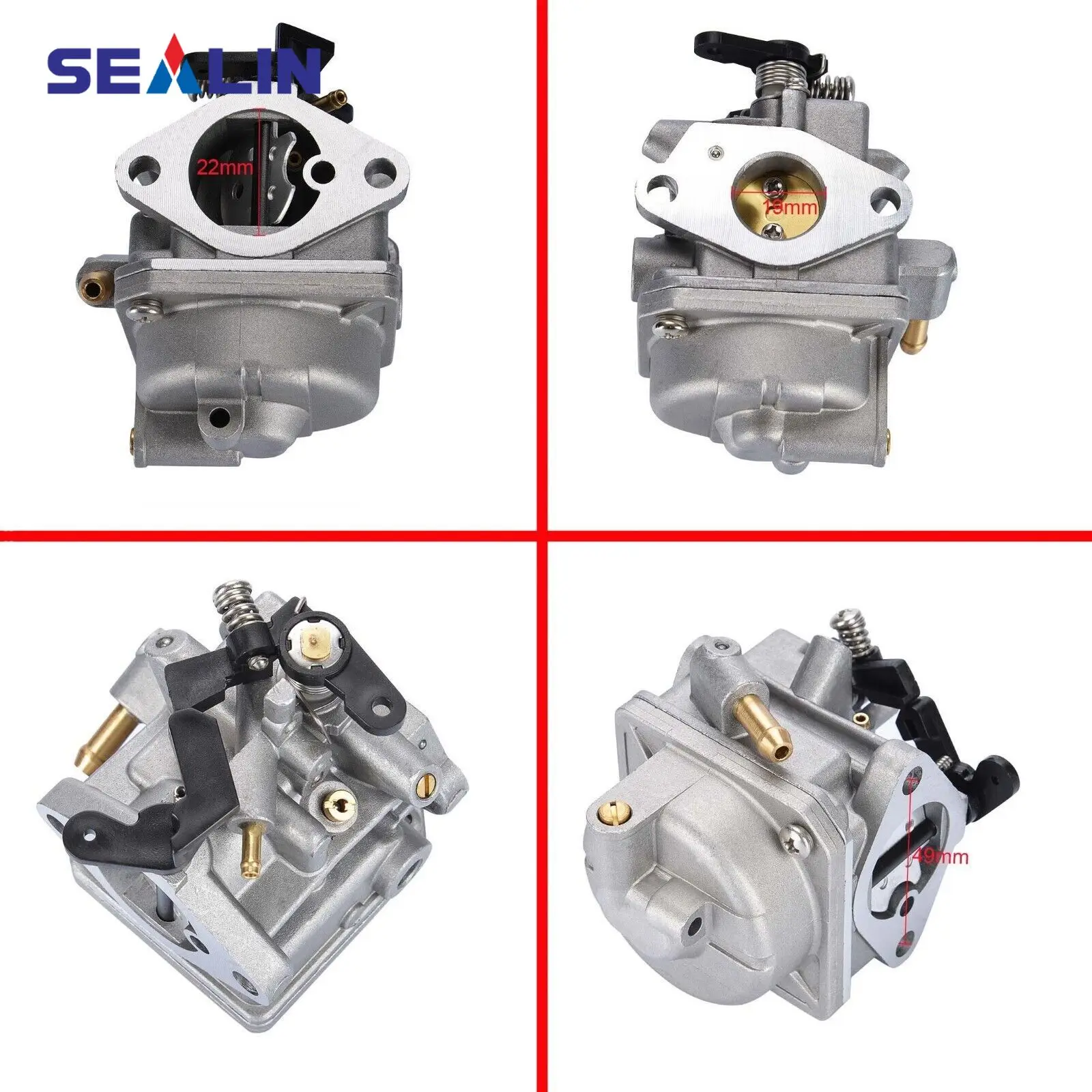 

Карбюратор в сборе для подвесного мотора Honda BC05B BF5 5HP 4-тактный 16100-ZV1-000KA