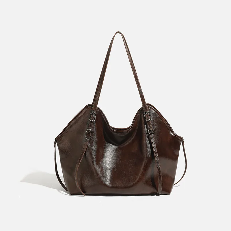 

Retro Commuting Tote Bag, Large-capacity Women's Bag 2026, Trendy Crossbody Bag, Relaxed and Stylish Single-shoulder Bag