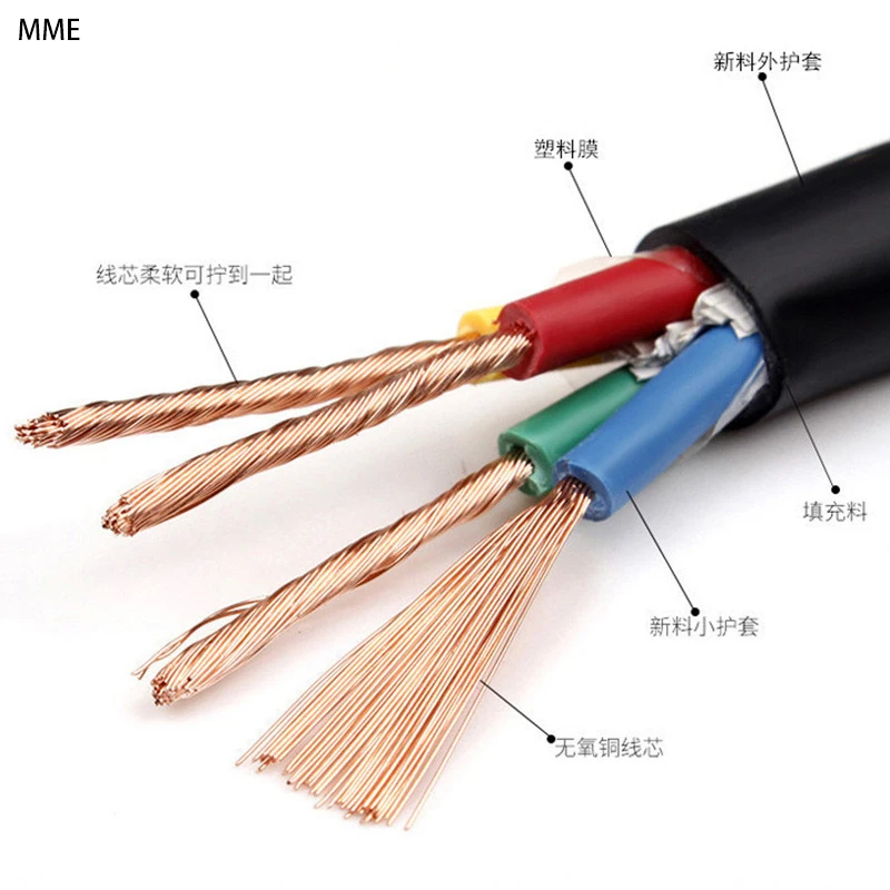 

Кабель сигнальный экранированный Qualcomm RVVP из чистой меди, 2/3/4/6 жил * 0.5/1.0/1.5 мм², для управления сигналом
