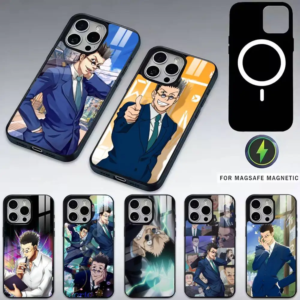

Leorio HXH-h X Hunter Phone Case For iPhone17,16,15,14,13,12,11 Plus,Pro Magnetic For Magsafe Wireless Charging