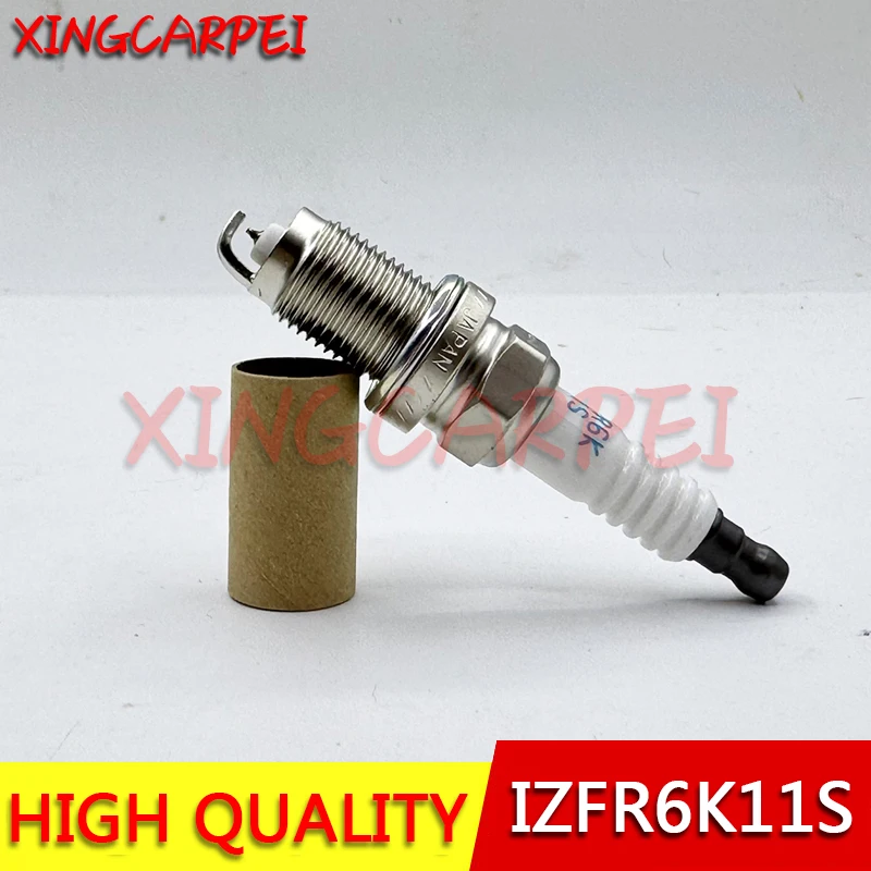 High Quality 4pcs IZFR6K-11S 5266 9807B-561BW Iridium Spark Plug For Honda Civic 2006 2007 2008 2009 2010 2011 1.8 IZFR6K11S