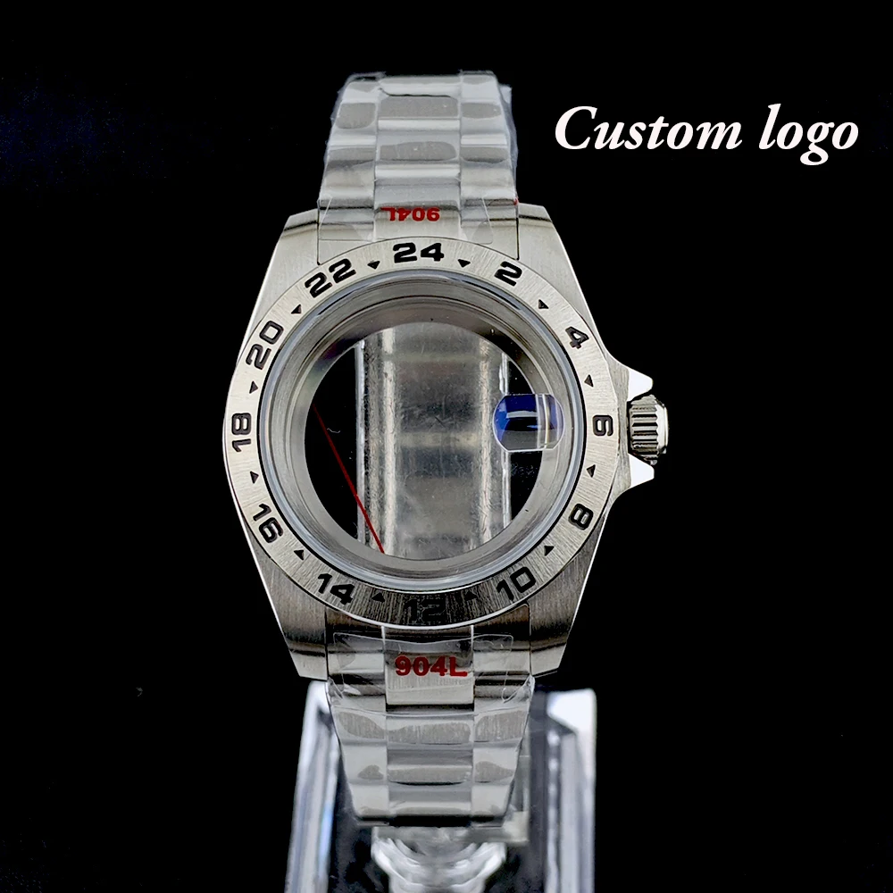 NH34/NH35 case custom logo case men's automatic watch stainless steel watch suitable for NH34 NH35 movement watch accessories