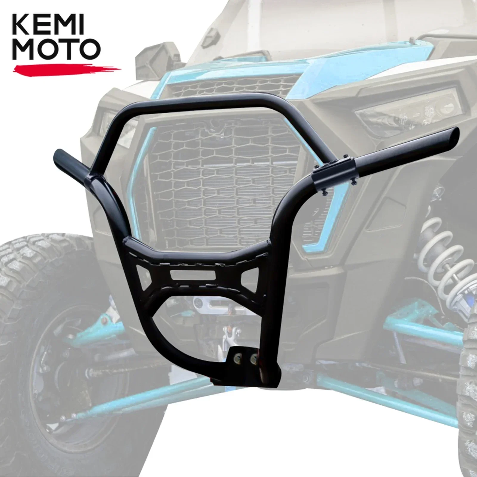 KEMIMOTO UTV Front Guard Bumper Compatible with Polaris RZR XP 1000/ XP 4 1000/ Trail S 900/ S 1000 2019-2024 2025 #2884019-458