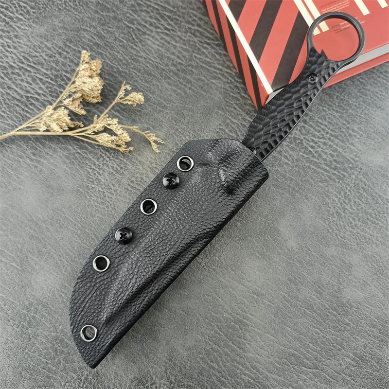 TOOR Tactical Straight Knife Hunting Outdoor Camping G10 Handle Survival Self Defense Tool Collection Fixed Knife