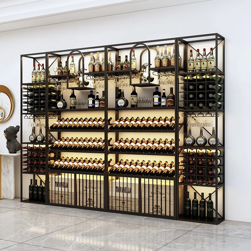 European-style wine cabinets, storage racks, wall-mounted commercial wineries, wine cellars, commercial rooms,display racks
