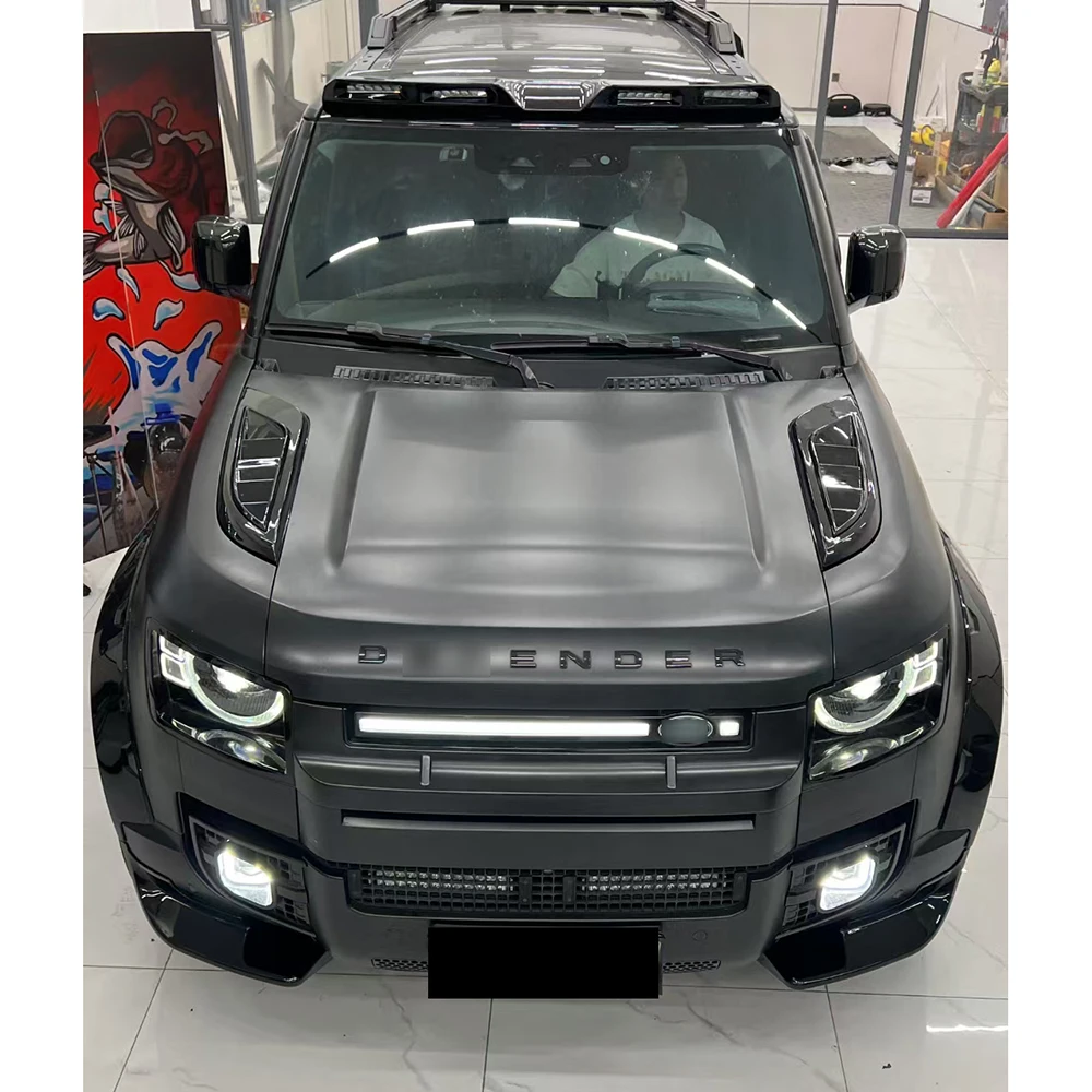 Pickup Truck Plastic Rubber Fender Flares Guard Car Wheel Arch Eyebrow for Land Rover Defender to 2025 Urban Style