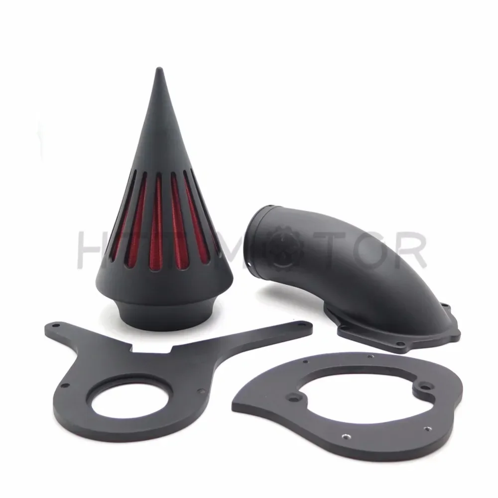 Air Cleaner Kit Filter for Honda Shadow Aero 750 Vt750 Intake 1986-2012 Black Matte Aftermarket Motorcycle Parts