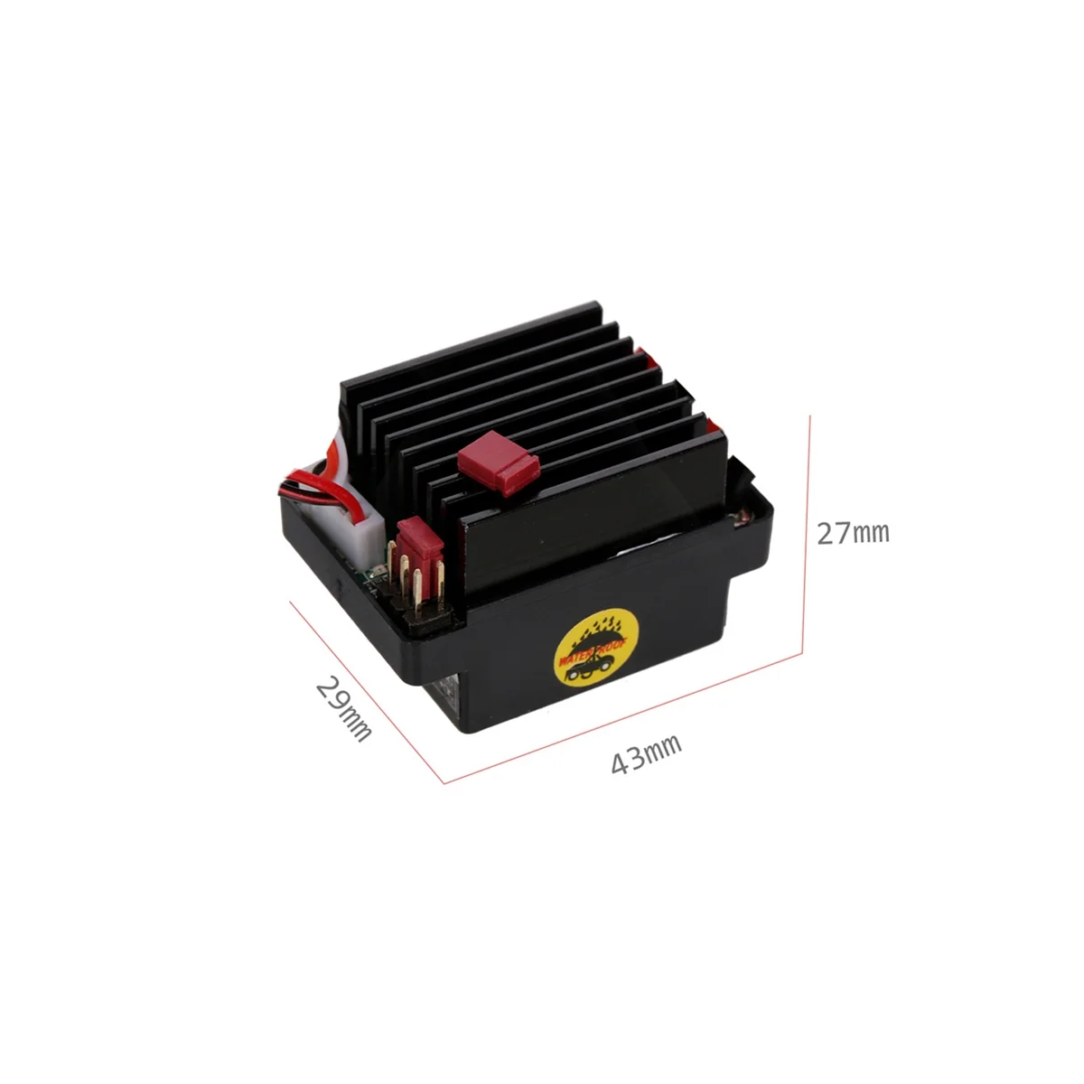 RC เรือ & เรือ r/c งานอดิเรก6-12V มอเตอร์แปรงควบคุมความเร็วมอเตอร์ ESC 320A แปรงตัวควบคุมความเร็วสำหรับรถเรือ RC